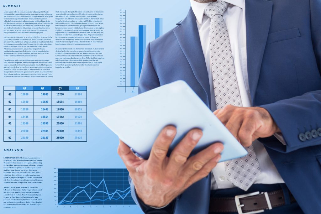 close-up-executive-working-with-his-tablet